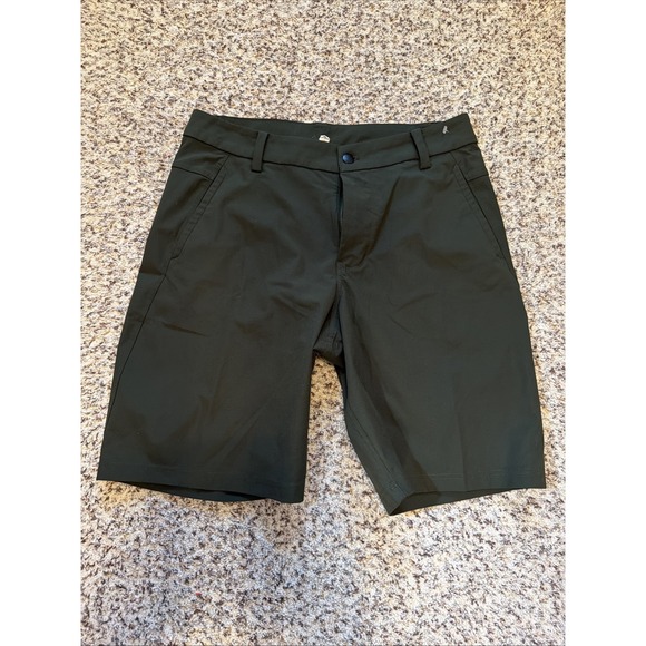 lululemon athletica Other - Lululemon Shorts Men's Sz 34 Light Green 10" Inseam Polyester Great Condition